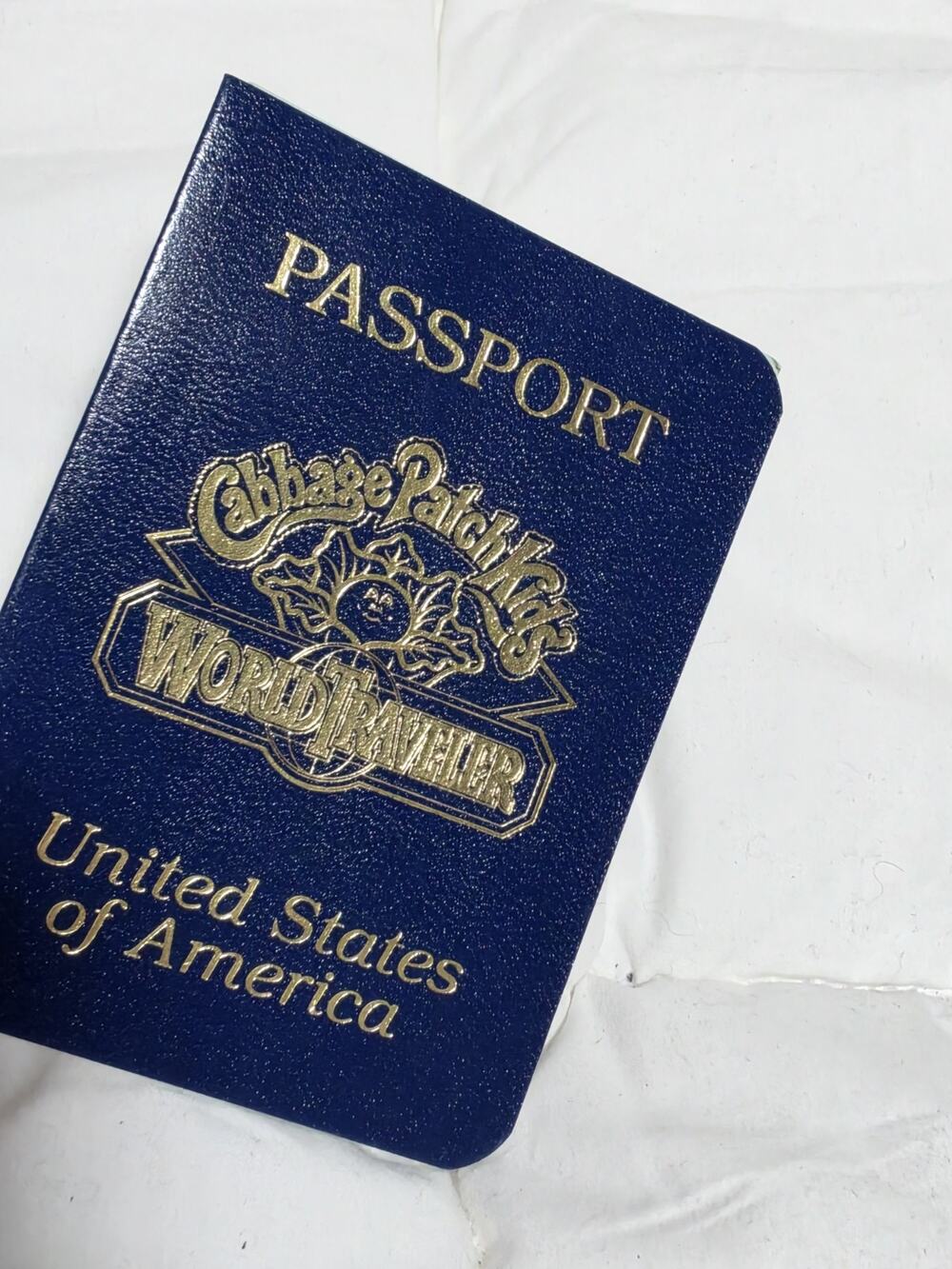 Cabbage Passport 1985 World Traveler Coleco Vtg Doll Accessorie Retired
